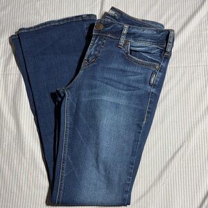 Silver Jeans Women's Boot Cut in Dark Blue